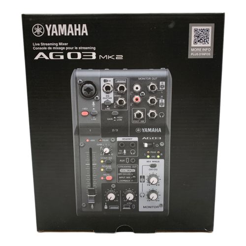 YAMAHA (ヤマハ) ライブストリーミングミキサー AG03MK2