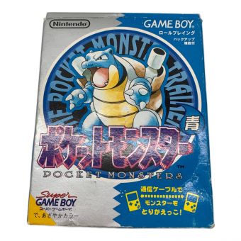 Nintendo (ニンテンドウ) ゲームボーイ用ソフト 動作未確認 内部電池現状販売 @ ポケットモンスター青 -