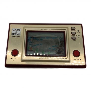 Nintendo (ニンテンドウ) GAME&WATCH オクトパス ※電池蓋割れ有 OC-22 動作確認済み 03982526｜トレファクONLINE