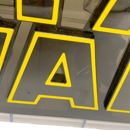 男の子おもちゃ ケースキズ有 スターウォーズ ロゴディスプレイケース