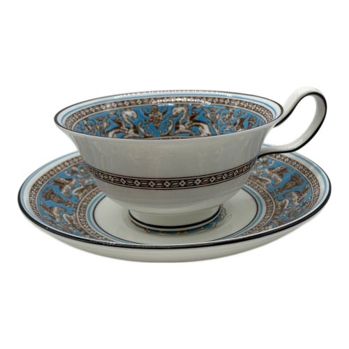 Wedgwood (ウェッジウッド) カップ&ソーサー フロレンティーン・ターコイズ