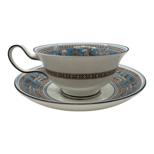 Wedgwood (ウェッジウッド) カップ&ソーサー フロレンティーン・ターコイズ