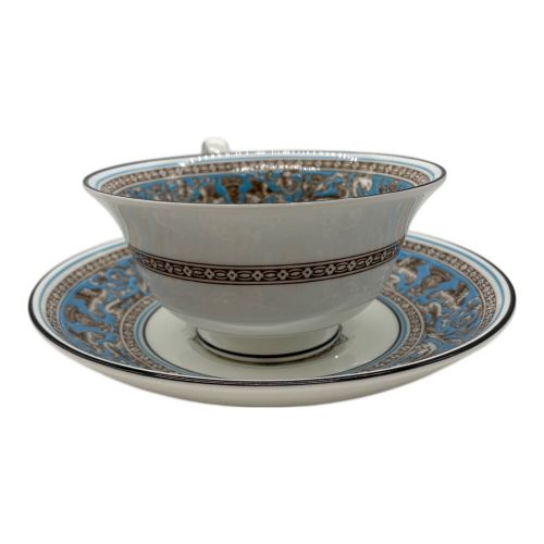 Wedgwood (ウェッジウッド) カップ&ソーサー フロレンティーン・ターコイズ