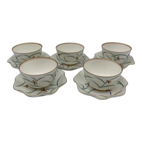 香蘭社 (コウランシャ) 茶器揃 グリーン金蘭 5Pセット