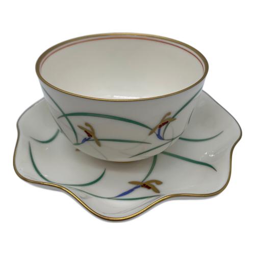 香蘭社 (コウランシャ) 茶器揃 グリーン金蘭 5Pセット