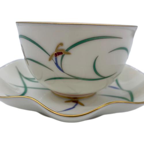 香蘭社 (コウランシャ) 茶器揃 グリーン金蘭 5Pセット