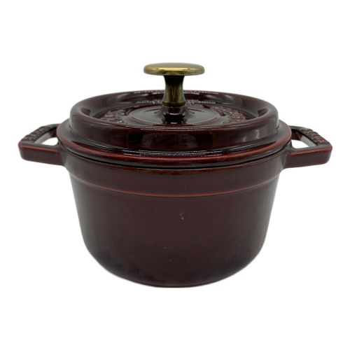 Staub (ストウブ) ラウンドココット 14cm ワインレッド