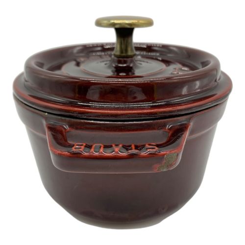 Staub (ストウブ) ラウンドココット 14cm ワインレッド