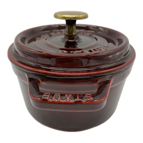 Staub (ストウブ) ラウンドココット 14cm ワインレッド