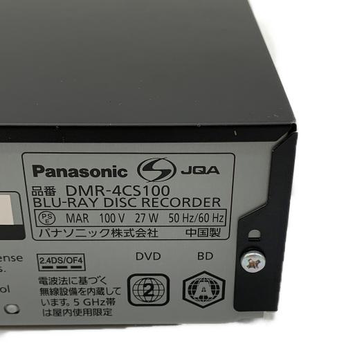 Panasonic (パナソニック) Blu-rayレコーダー DMR-4CS100 2019年製 3番組 1TB HDMI端子×1 VN9FA005102
