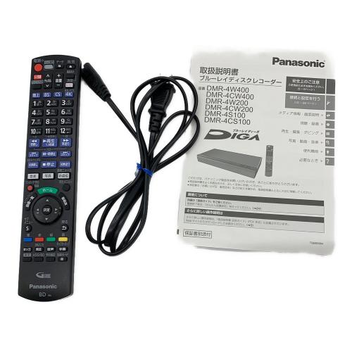 Panasonic (パナソニック) Blu-rayレコーダー DMR-4CS100 2019年製 3番組 1TB HDMI端子×1 VN9FA005102