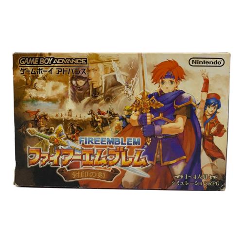 Nintendo (ニンテンドー) ゲームボーイアドバンス用ソフト 動作確認済み ファイヤーエムブレム 封印の剣 -