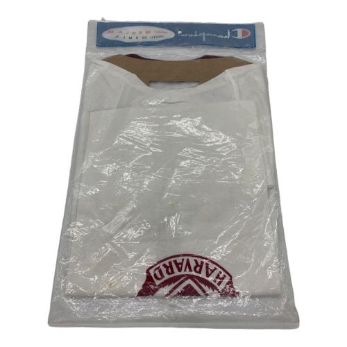 Champion (チャンピオン) カレッジロゴTシャツ メンズ SIZE M ホワイト トリコタグ リンガー USA製