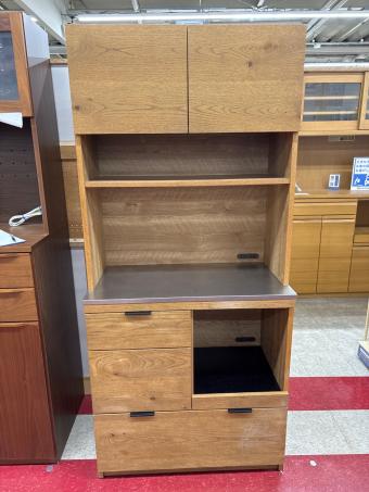 UNICO (ウニコ) レンジボード ブラウン×ブラック W820 ADDAY