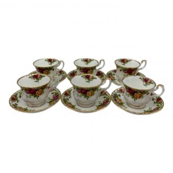 ROYAL ALBERT (ロイヤルアルバート) カップ&ソーサー オールドカントリーローズ 6Pセット