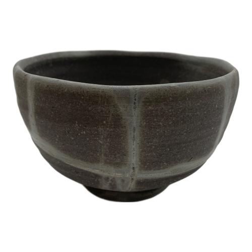 備前焼 (ビゼンヤキ) 茶碗 青備前 太田 富夫