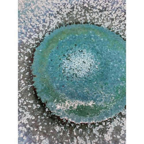 銀河釉 ひまわり大皿 哲彰