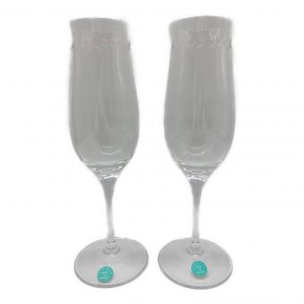 TIFFANY & Co. (ティファニー) ワイングラス 箱付き スウィングシャンパン 2Pセット