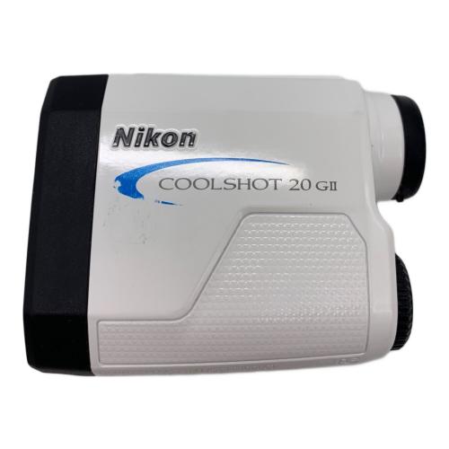 Nikon (ニコン) ゴルフ距離測定器 COOLSHOT 20GⅡ ホワイト