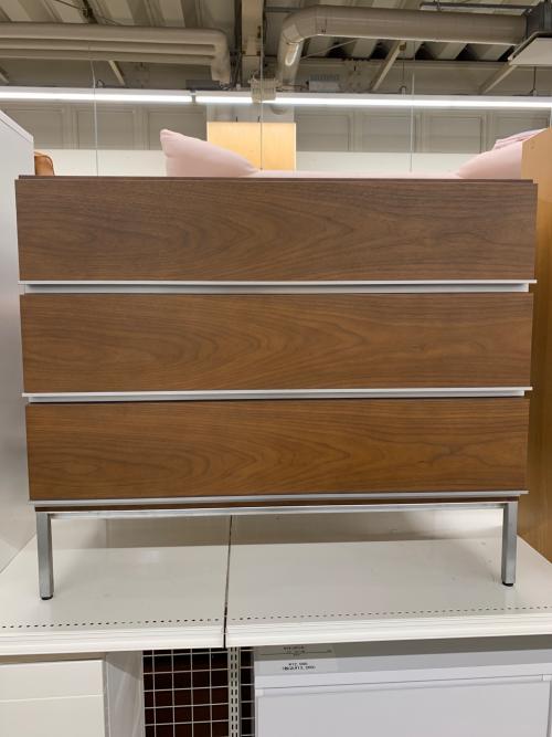 IDEE (イデー) ローチェスト ブラウン 370 3段 SHENADA