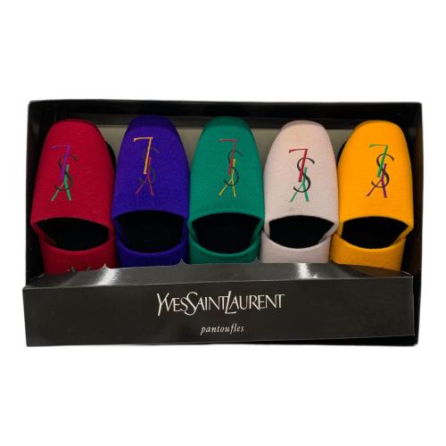 Yves Saint Laurent (イヴサンローラン) スリッパ 5足セット