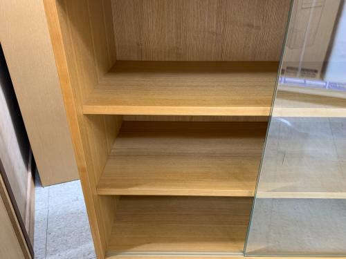 無印良品 (ムジルシリョウヒン)  ASH GLASS DOOR CABINET