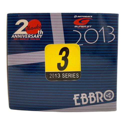 EBBRO (エブロ) モデルカー S Road NDDP GT-R SUPER GT300 2013 No.3