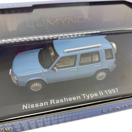 LUMYNO モデルカー 日産 ラシーン タイプII 1997 ライトブルー