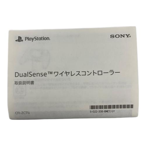 SONY (ソニー) ワイヤレスコントローラ ブラック 動作確認済み PS5用 CFI-ZCT1J