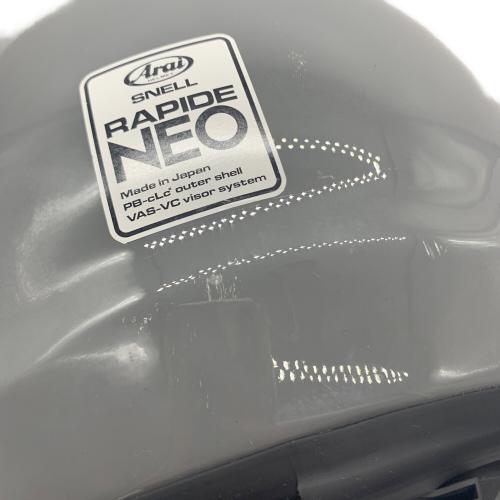 Arai (アライ) バイク用ヘルメット 59/60cm SNELL RAPIDE NEO キズ有 2021年製 PSCマーク(バイク用ヘルメット)有