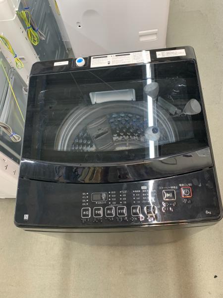 ニトリ 全自動洗濯機 6.0kg NT60L1BK 2023年製 クリーニング済