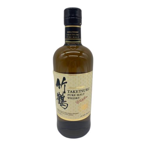 ニッカ ジャパニーズウィスキー 700ml 竹鶴 ピュアモルト 白ラベル 未開封