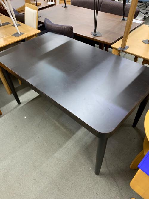 無印良品 (ムジルシリョウヒン) ダイニングテーブル ダークブラウン 249 ブナ材