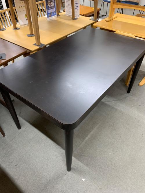 無印良品 (ムジルシリョウヒン) ダイニングテーブル ダークブラウン 249 ブナ材