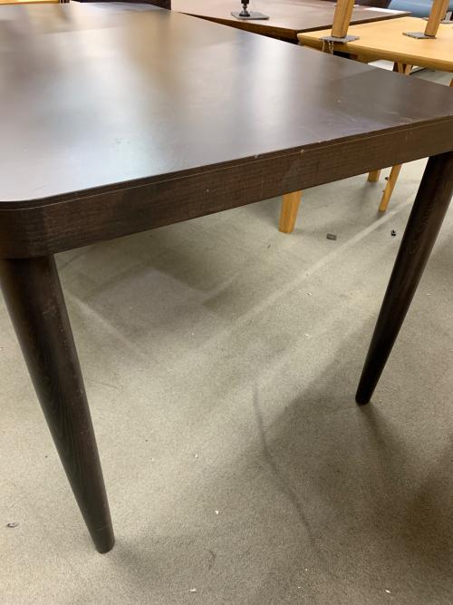 無印良品 (ムジルシリョウヒン) ダイニングテーブル ダークブラウン 249 ブナ材