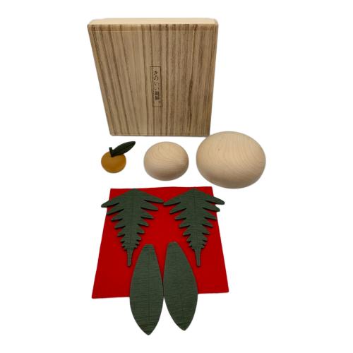 WOOD ART RAKU きのいい鏡餅