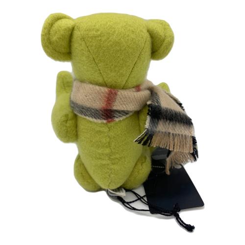 BURBERRY LONDON (バーバリーロンドン) ヌイグルミ カシミヤ100% グリーン テディベア ZSC02-040-02