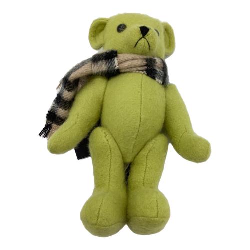 BURBERRY LONDON (バーバリーロンドン) ヌイグルミ カシミヤ100% グリーン テディベア ZSC02-040-02
