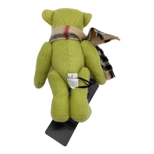 BURBERRY LONDON (バーバリーロンドン) ヌイグルミ カシミヤ100% グリーン テディベア ZSC02-040-02