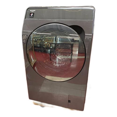 SHARP (シャープ) ドラム式洗濯乾燥機 72 10.0kg 6.0㎏ ES-K10B-TL 2024年製 クリーニング済 50Hz／60Hz