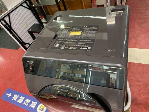 SHARP (シャープ) ドラム式洗濯乾燥機 72 10.0kg 6.0㎏ ES-K10B-TL 2024年製 クリーニング済 50Hz／60Hz