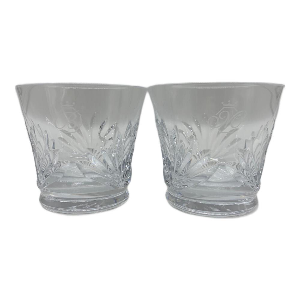 Baccarat (バカラ) ロックグラス 2024 ルテシア イニシャル有 2Pセット