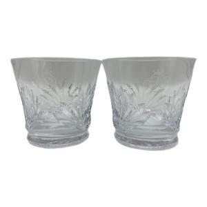 Baccarat (バカラ) ロックグラス 2024 ルテシア イニシャル有 2Pセット