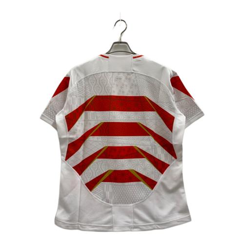 Canterbury (カンタベリー) トレーニングウェア メンズ SIZE L レッド×ホワイト ジャパンRWC2023レプリカホームジャージ ボーダー RG33980WC