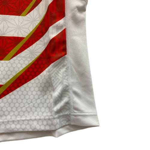 Canterbury (カンタベリー) トレーニングウェア メンズ SIZE L レッド×ホワイト ジャパンRWC2023レプリカホームジャージ ボーダー RG33980WC