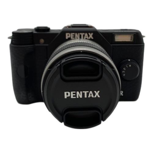 PENTAX ミラーレス一眼カメラ 一部パーツ劣化有 ダブルズームキット Q10 1240万画素 専用電池 SDHCカード対応 標準：ISO100～6400 電子：1/8000～2秒 レンズシャッター：1/2000～30秒 4471375