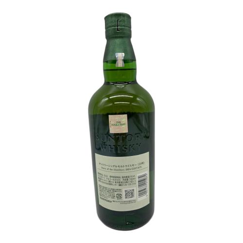サントリー ジャパニーズウィスキー 700ml 白州 2024 EDITION 未開封