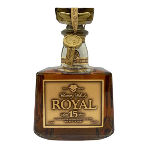 サントリー ウィスキー ゴールドラベル 750ml ローヤル 15年 未開封