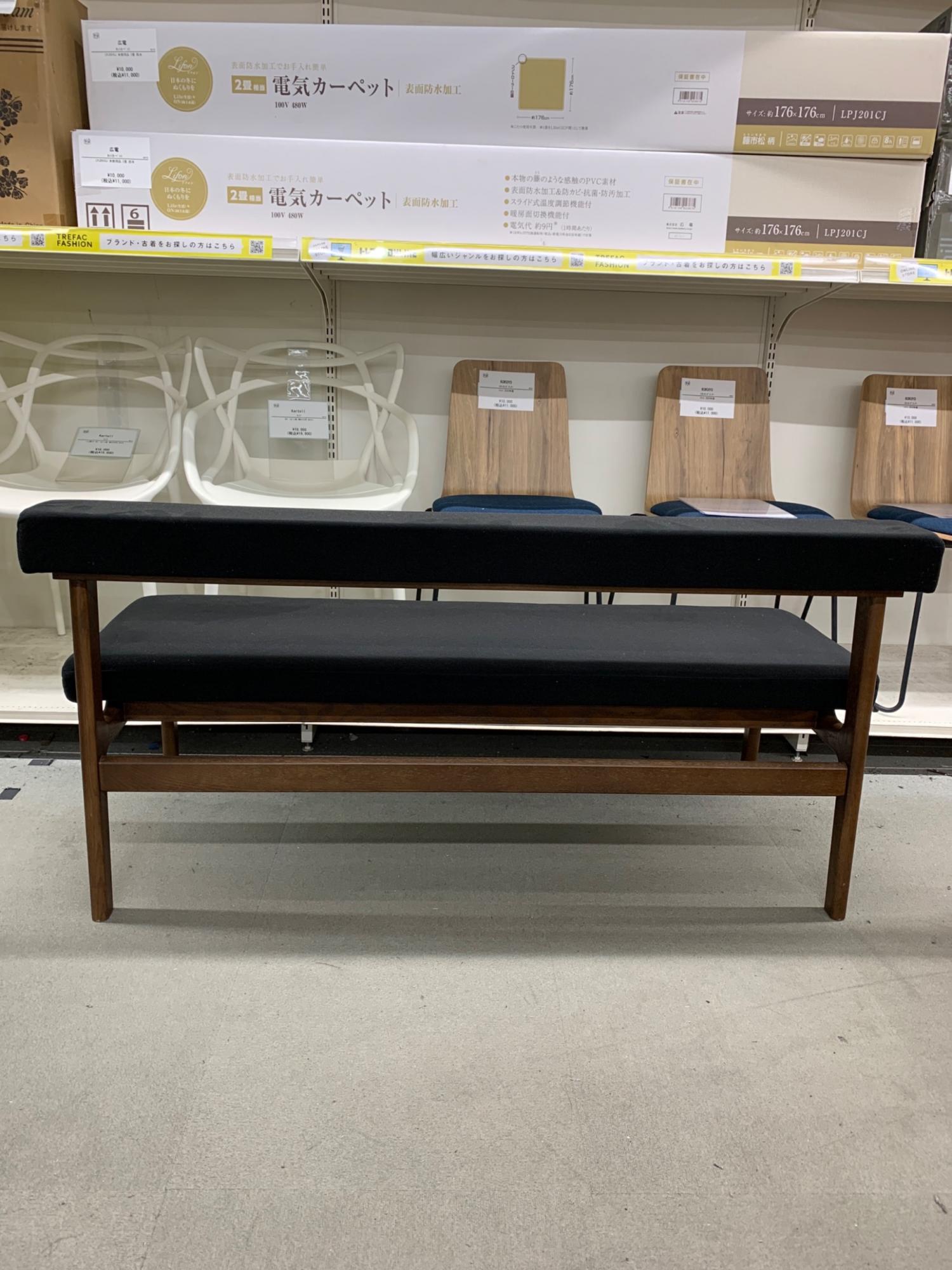 NAGANO INTERIOR (ナガノインテリア) ベンチ ブラック×ダークブラウン