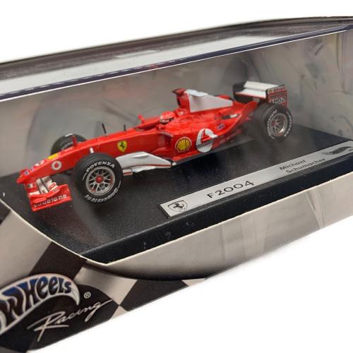 HOT WHEELS Racing (ホットウィール) ミニカー 1/43 フェラーリ F2004 ミハイル・シューマッハ #1 レッド